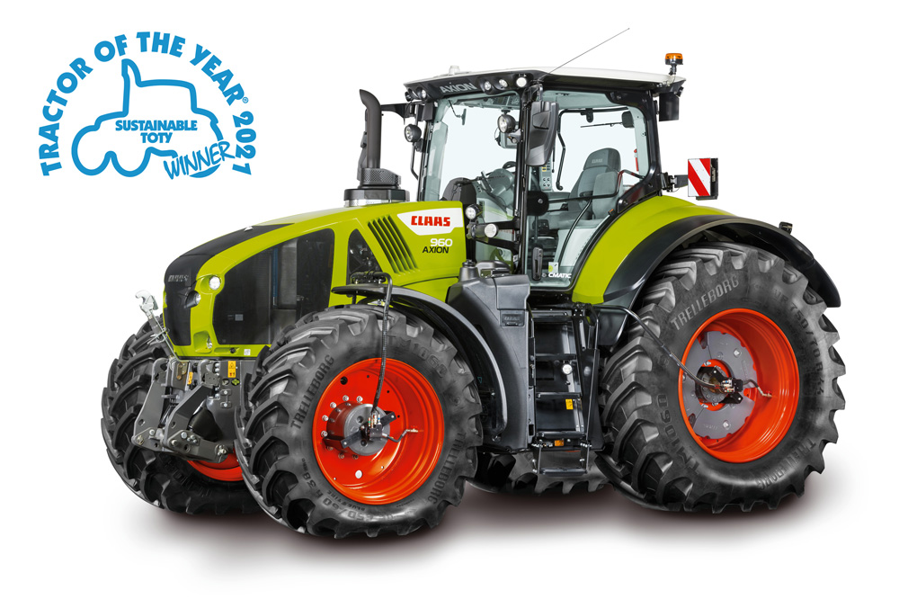 CLAAS AXION 960 CEMOS спечели приза Устойчив трактор на 2021 година!